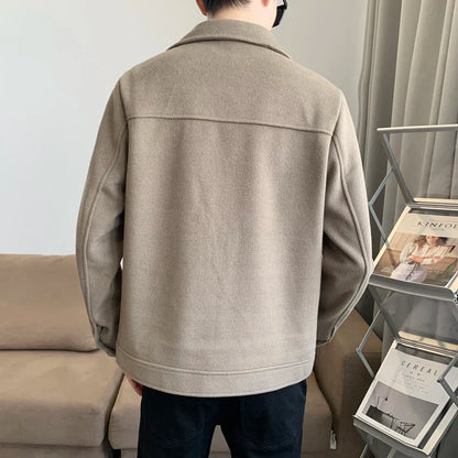 Wool Cashmere with Trench Pocket