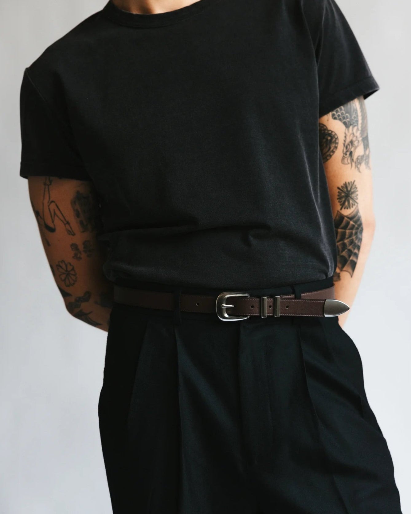 Western Casual Leather Belt