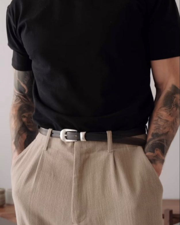 Western Casual Leather Belt